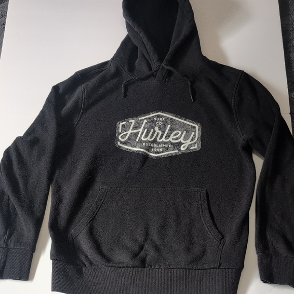 Hurley Men's Black Graphic Hoodie - Picture 1 of 7
